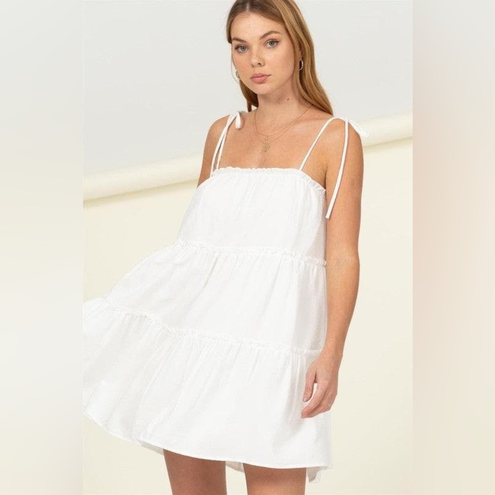 Impressions White Mini Dress